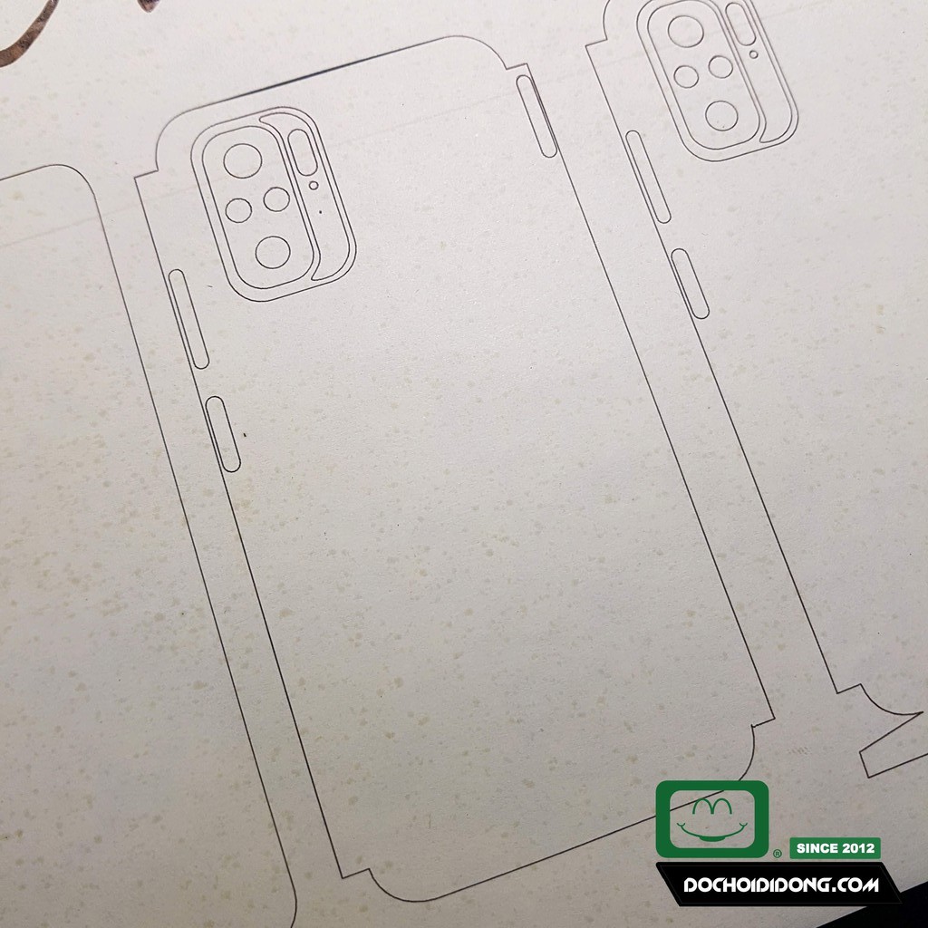 Miếng dán PPF Hydorgen Xiaomi Redmi Note 10 trong, nhám, đổi màu cao cấp