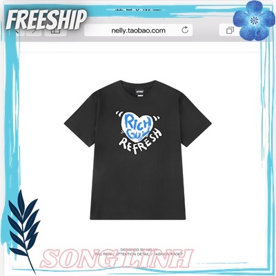 Áo thun cộc tay Nelly -Heybig mẫu RICH GUY