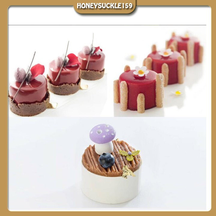 [Ảnh Thât+Video]Khuôn Silicon Đổ Socola/Thạch/Đá/Kẹochipchip/Pudding Hình 8 Ô Tròn