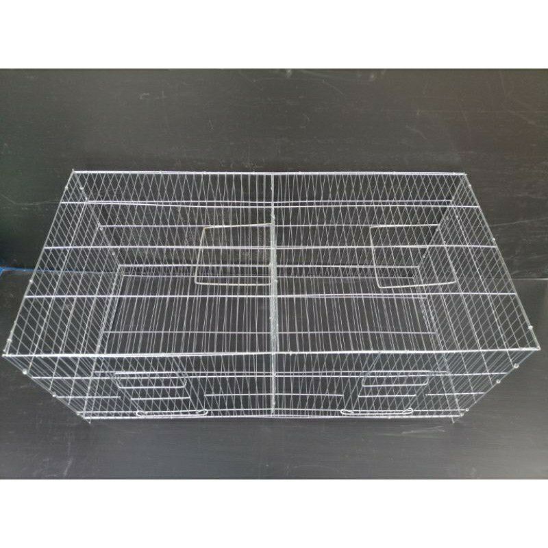 Lồng chim bồ câu hai ngăn bao đẹp full phụ kiên