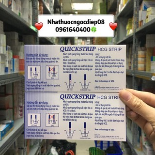 [CHÍNH HÀNG]Que Thử Thai Quickstrip Phát Hiện Thai Sớm