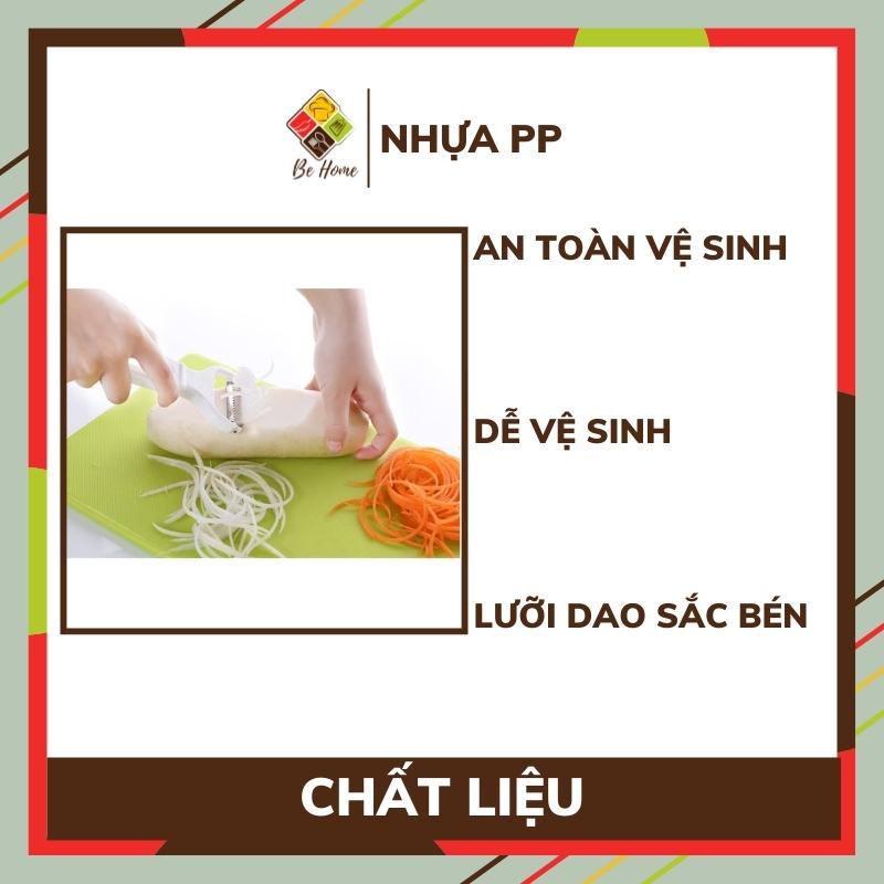 Dụng Cụ Nạo Sợi Đa Năng Bằng Nhựa BEHOME Nạo Gọt Củ Quả 2in1, Dụng Cụ Bào Tiện Ích