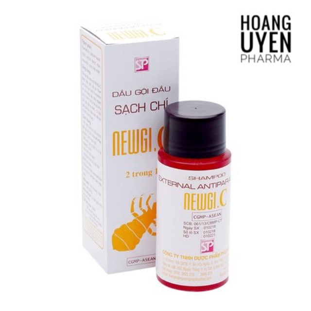 Dầu gội trị chí Newgi C 2 in 1 - Chai 100ml