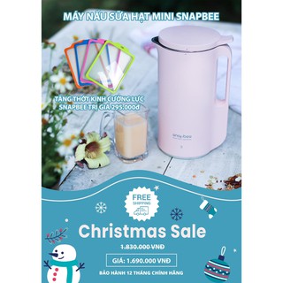 Máy nấu sữa Tặng thớt, máy nấu sữa hạt mini chính hãng Snapbee - Snapkitchen