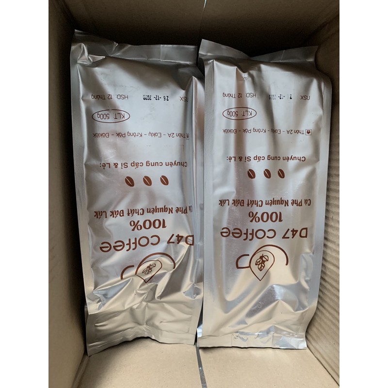 500g cà phê nguyên chất mix culi-arabica-robusta