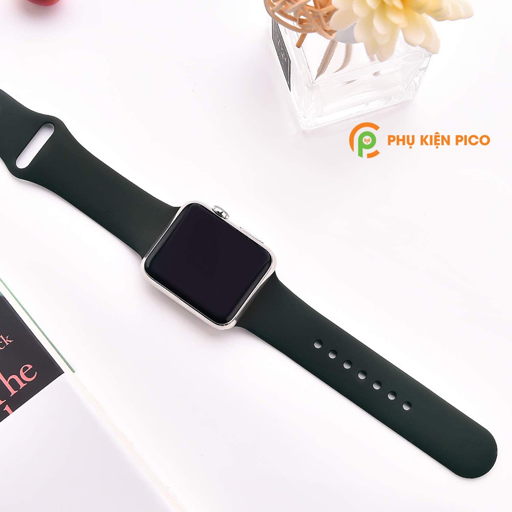 Dây silicon đồng hồ Apple Watch 1/2/3/4/5 size 38/40/42/44mm