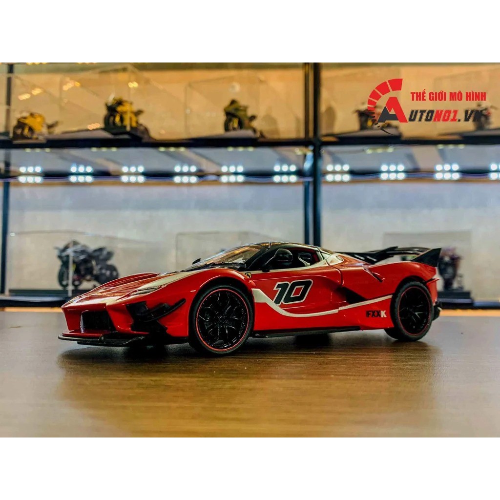 MÔ HÌNH XE FERRARI FXX K NO.10 1:24 HENGTENG MODEL 7426