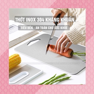 Thớt inox 304 không ẩm mốc không han gỉ an toàn cho gia đình