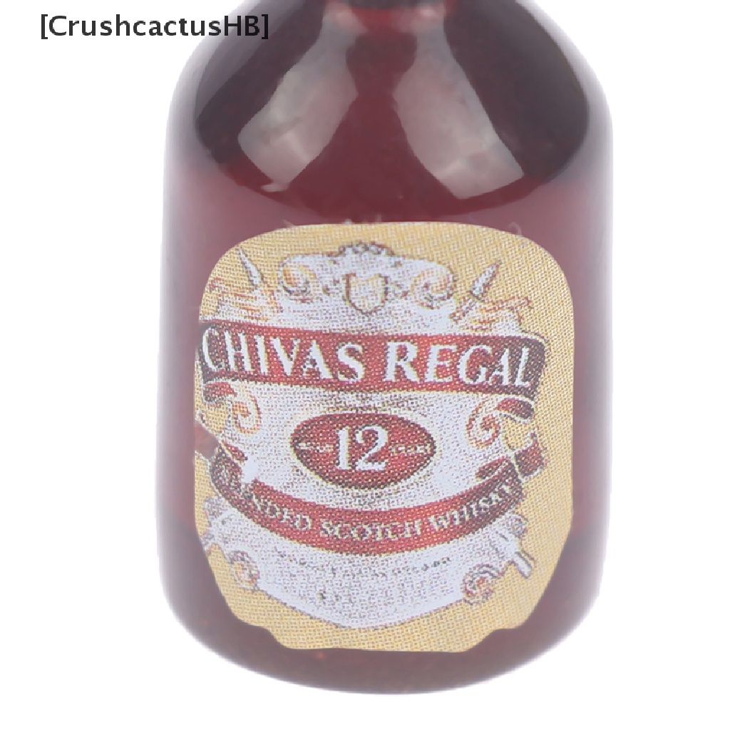 [CrushcactusHB] Set 10 Chai Rượu Mini Tỉ Lệ 1: 12 Trang Trí Nhà Búp Bê