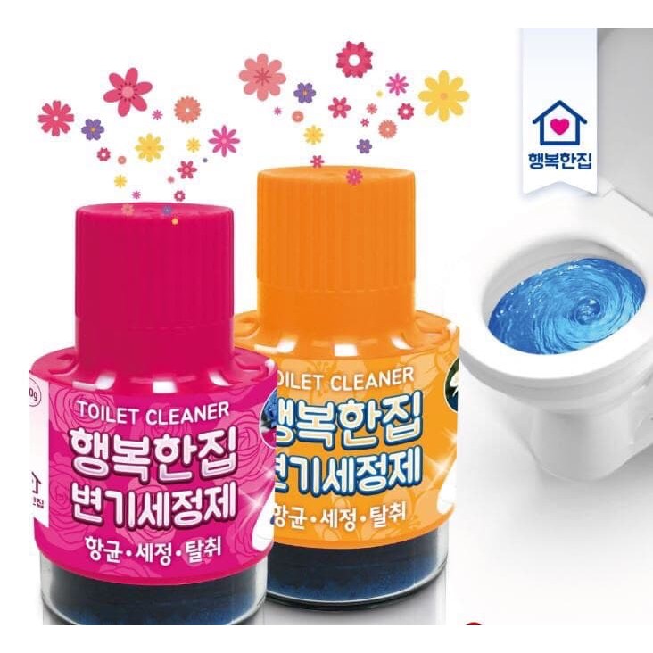 Chai Thả Bồn Cầu Hàn Quốc 150g 🏆 FREESHIP 🏆 Chai Thả Bồn Cầu Khử Mùi Diệt Khuẩn Giữ Trắng Sáng Men 🏆