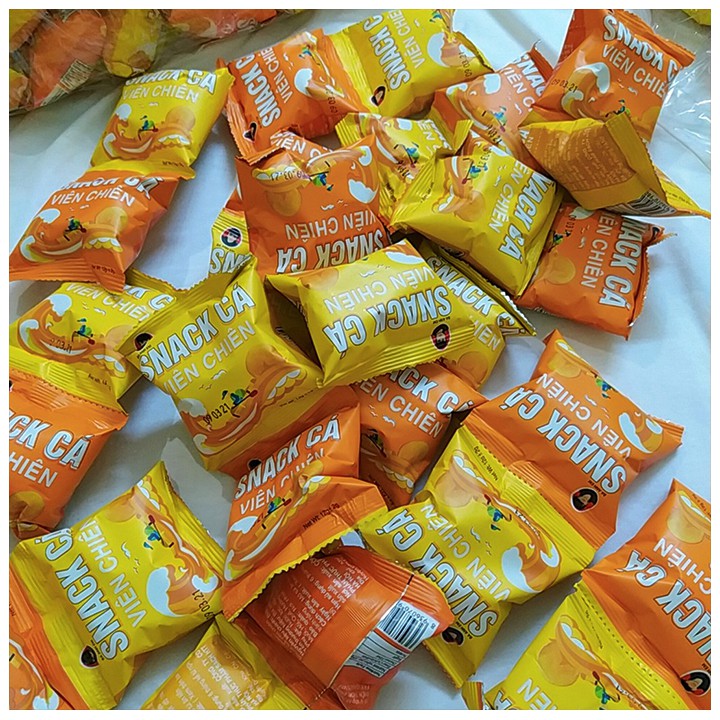 10 gói cá viên chiên giòn tan - đồ ăn vặt tuổi thơ