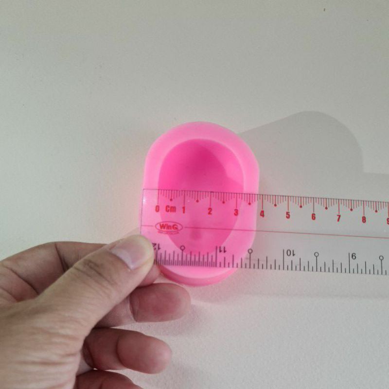 Khuôn mặt búp bê silicon 4.7 x 3.2 cm
