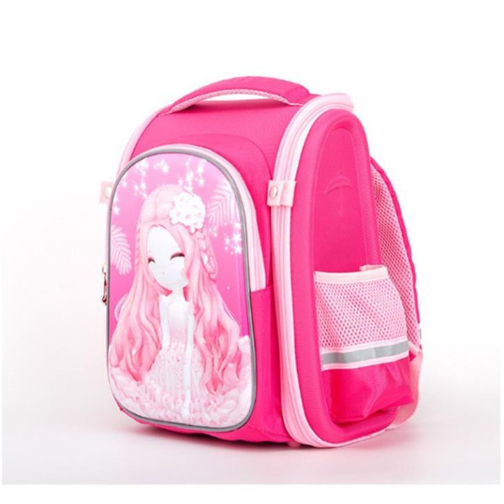 Kho sỉ  Cặp/ balo đựng sách vở chống gù cho bé gái hình Hello Kitty