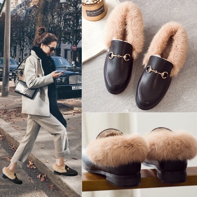 GIẦY LƯỜI VIỀN  LÔNG