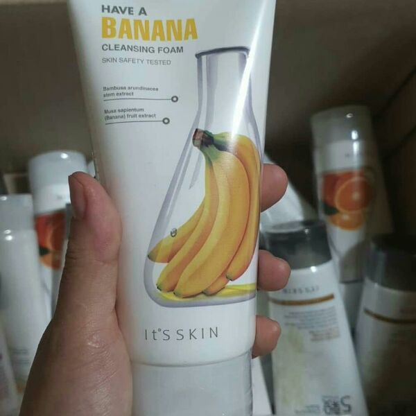 Sữa Rửa Mặt Chiết Xuất Chuối Làm Săn Chắc Da It's Skin Have A Banana Cleansing Foam