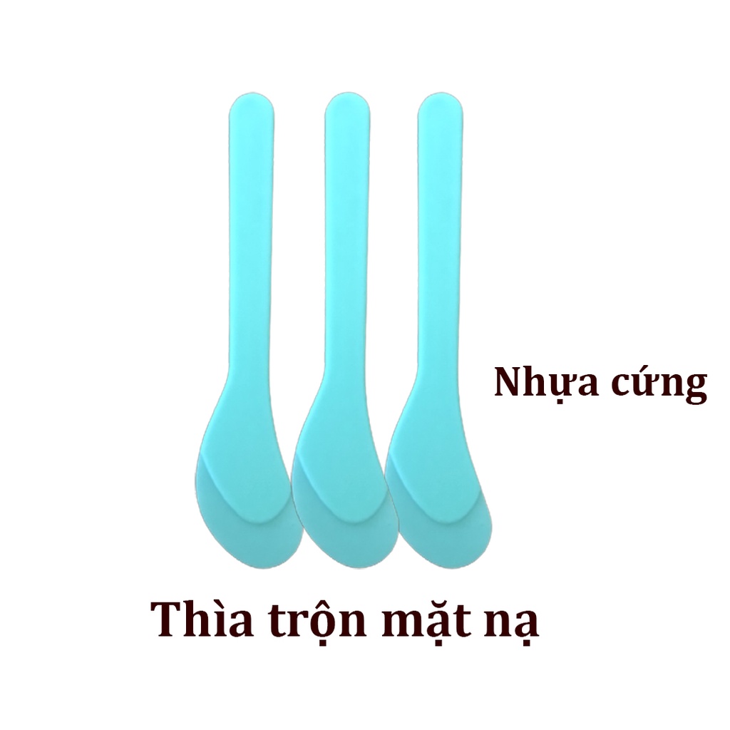 Bộ bát trộn mặt nạ gồm thìa cọ đắp mặt nạ