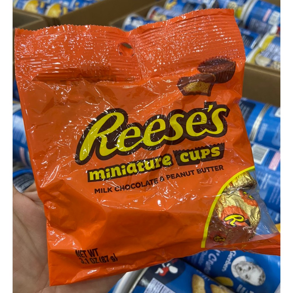 Socola Bơ Đậu Phộng Reese's Miniature Cups gói 87g