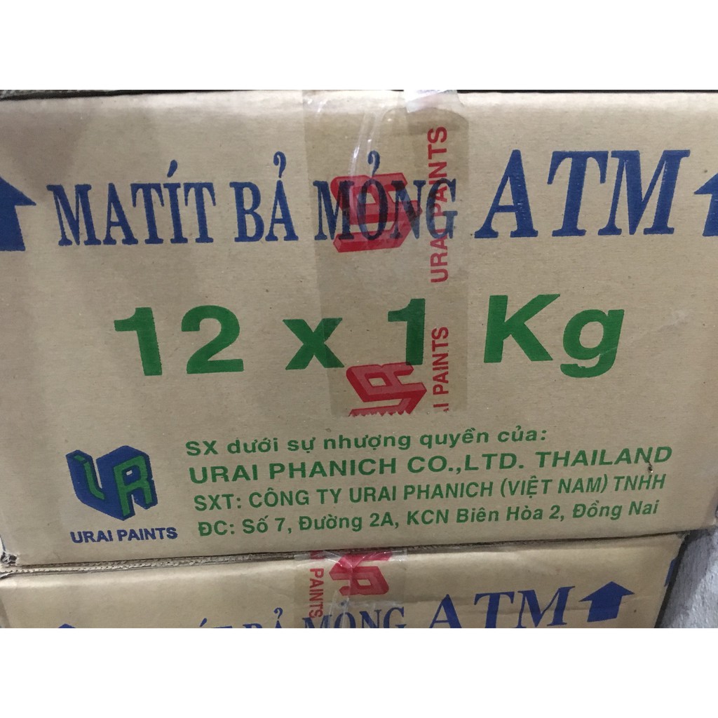 1 thùng Matit vàng ATM + chất pha (12lon/thùng)