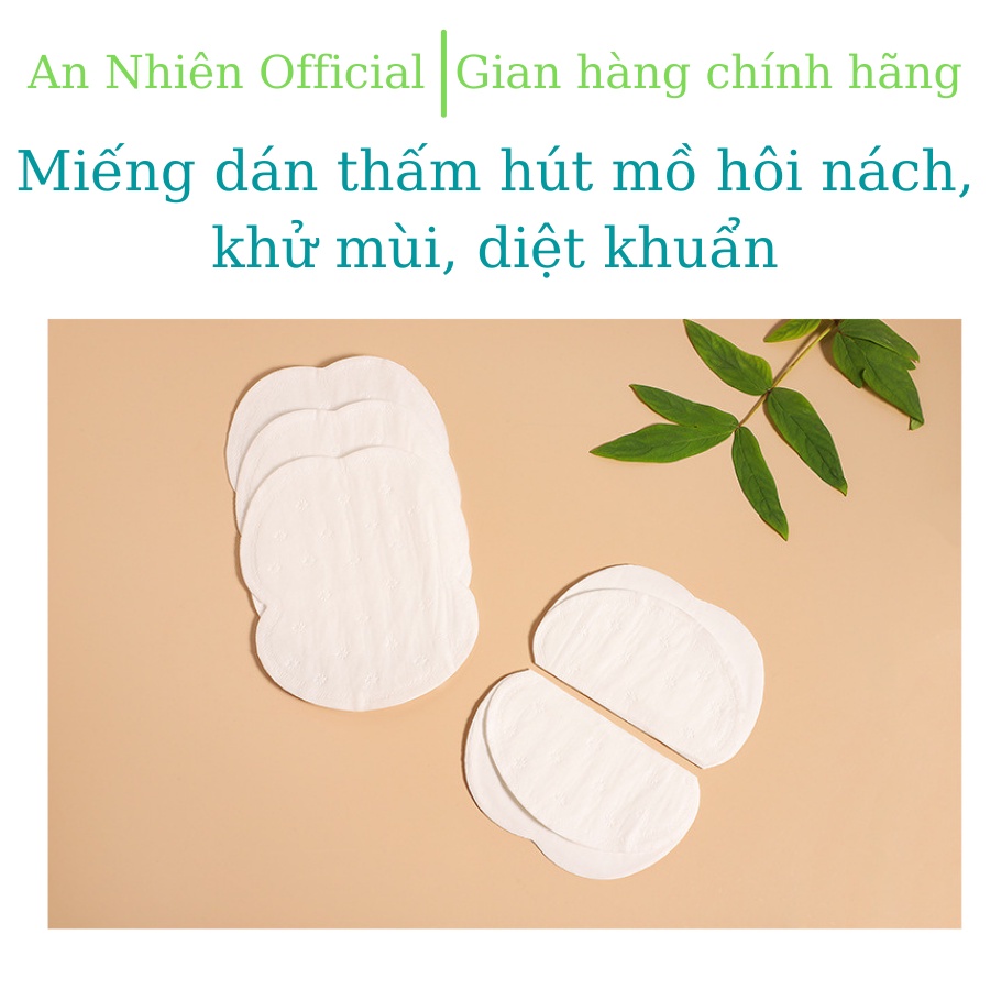 Bộ 2 Miếng Dán Chống Thấm Mồ Hôi Vùng Nách Ngăn Mùi Kháng Khuẩn Hiệu Quả L026