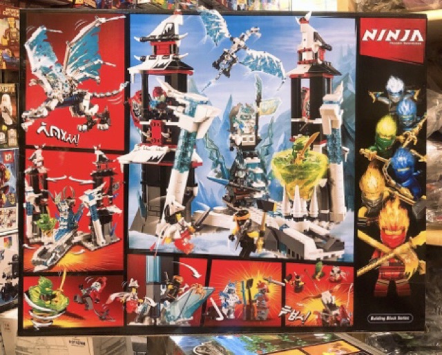 🔥🔥 Lắp Ráp Lari Bela 11333 Pháo Đài Của Hoàng Đế Băng Giá 🔥🔥 Ninjago 2019