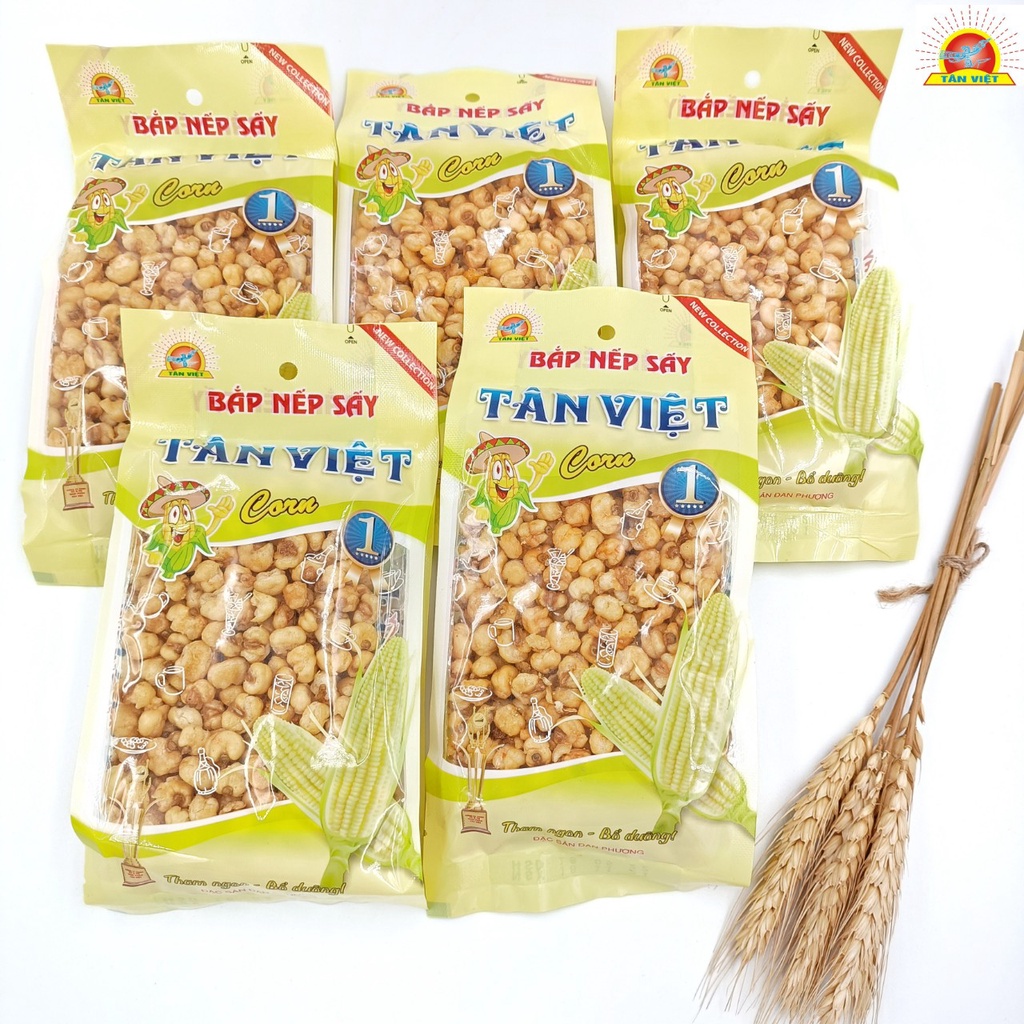 Bắp Nếp Sấy Giòn Tân Việt Thơm Ngon Trọng Lượng 90g
