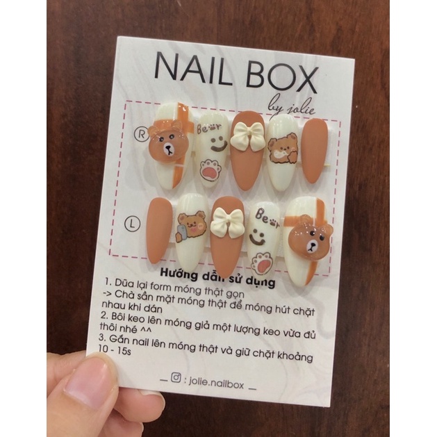 Nail box móng tay giả móng up thiết kế