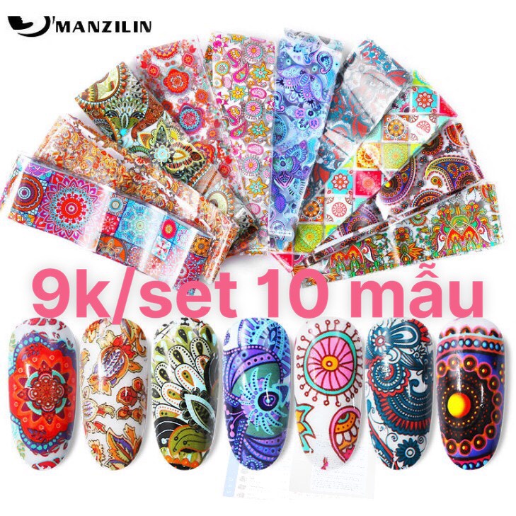 [chỉ 9k] set foil (10 mẫu/set)