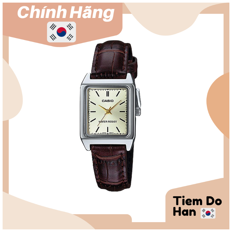 Đồng Hồ Nữ CASIO LTP-V007L-9EUDF Dây Da Bill Hàn