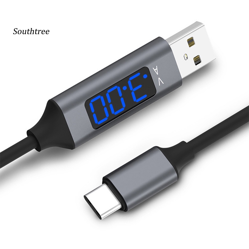 Dây cáp sạc nhanh Type C có đèn LED cho điện thoại Android iPhone