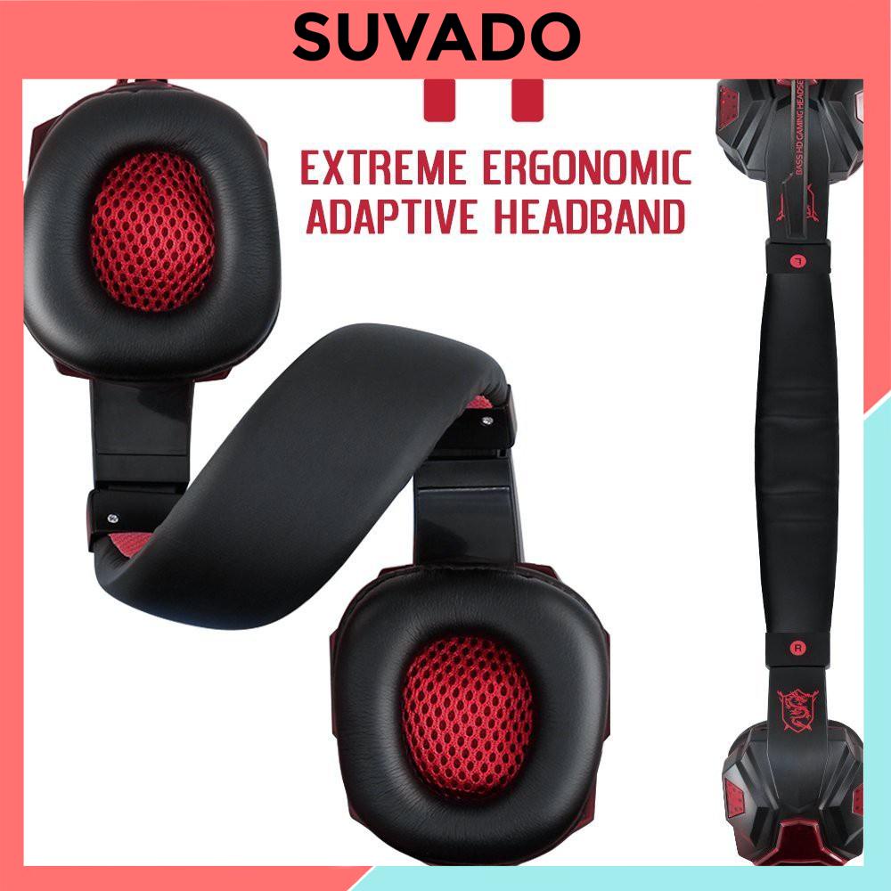 Tai nghe gaming Plextone PC780 chụp tai có dây chơi game đèn LED Có Mic Headphone nghe nhạc điện thoại máy tính SUVADO