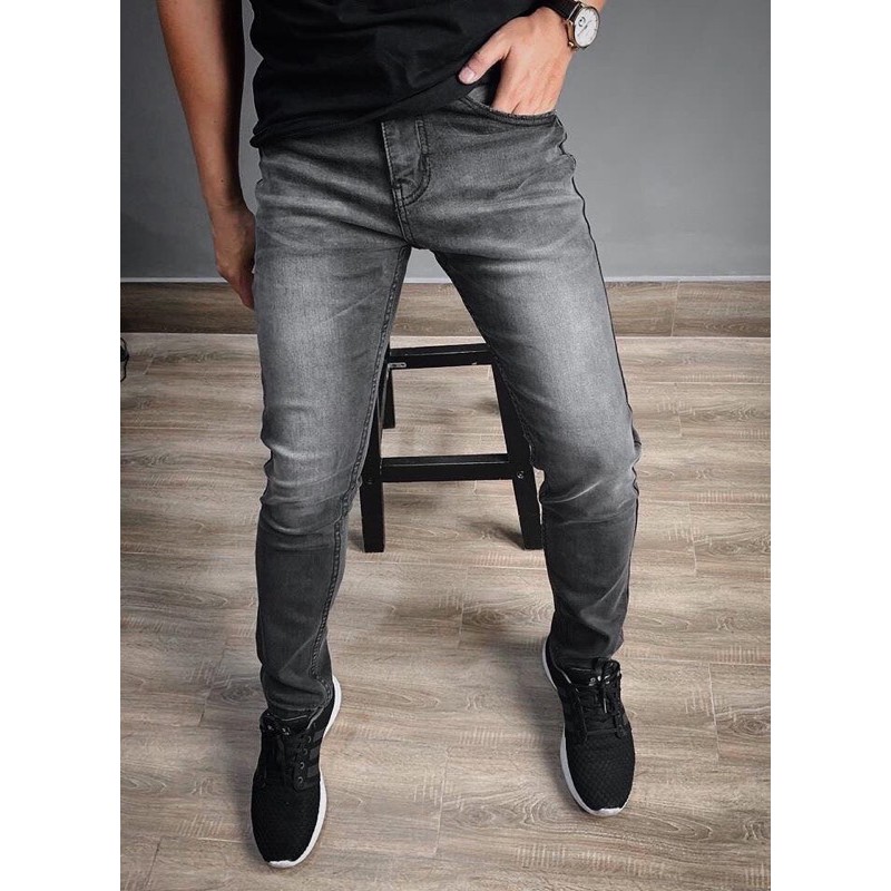 🏆CAO CẤP🔥 Quần jean vnxk 7 màu basic store285 - co giãn - slimfit chất lượng tốt nhất