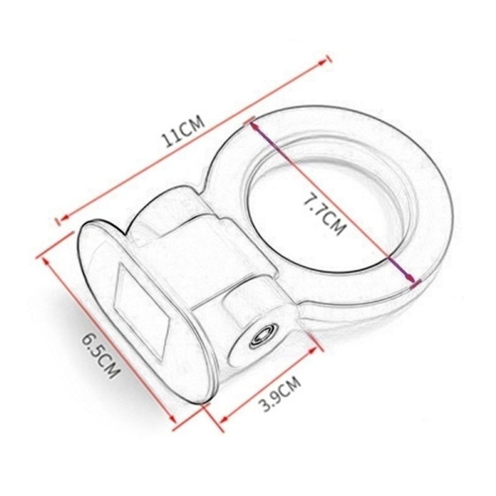Phụ kiện móc kéo trang trí xe hơi nhiều màu sắc tuỳ chọn