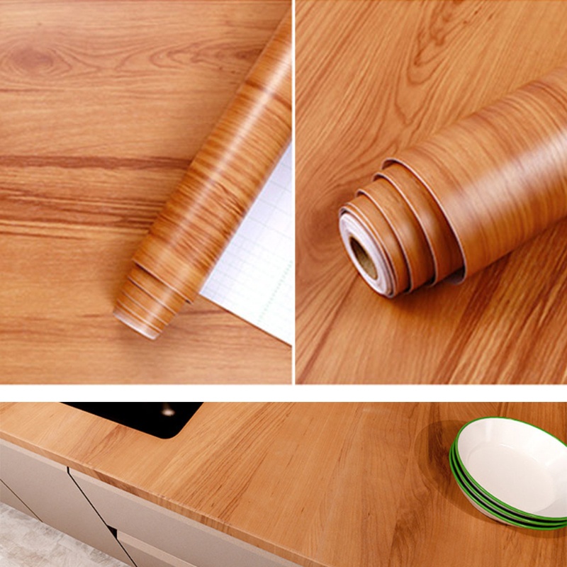 Giấy dán tường họa tiết vân gỗ trang trí nội thất