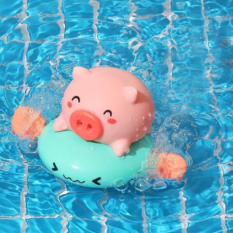 [Dễ Thương] Đồ chơi nhà tắm - heo (lợn) chèo thuyền phun nước cực đáng yêu (giao màu ngẫu nhiên)