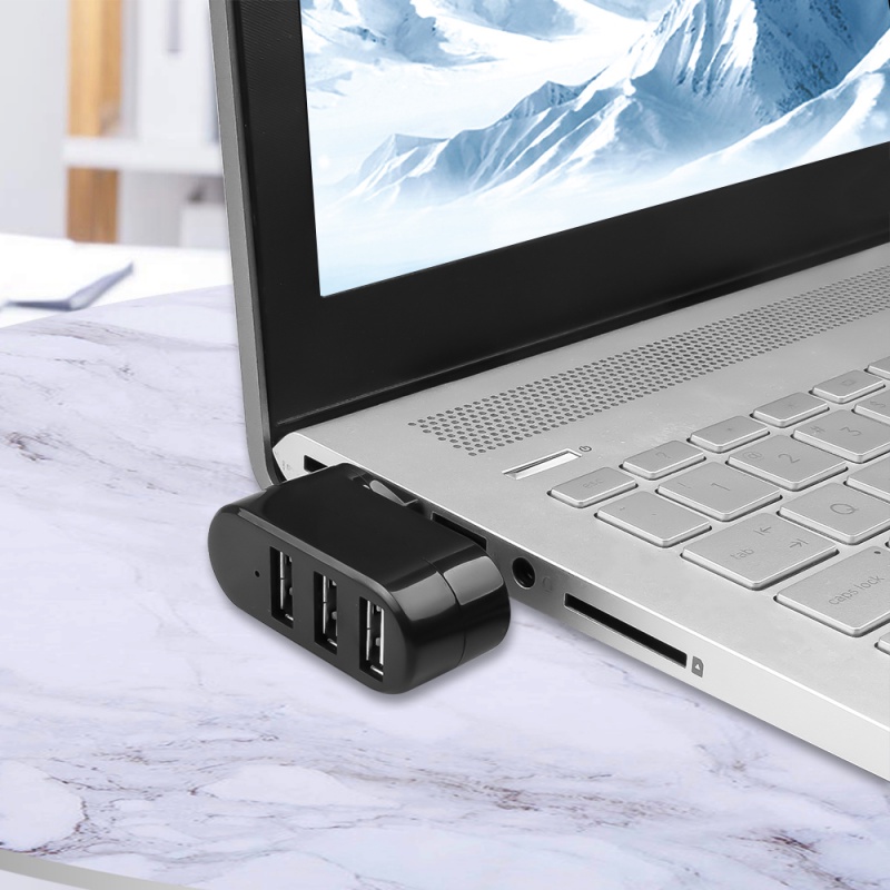 Bộ Chia 3 Cổng USB 3.0 Tốc Độ Cao Tích Hợp Đầu Đọc Thẻ Nhớ USB 2.0 Dành Cho Máy Tính/Laptop Mac Mini