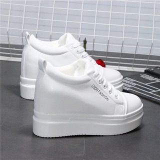 (SẴN ĐEN 38,39) Giày thể thao độn đế nữ cao 9cm (Có sz40)