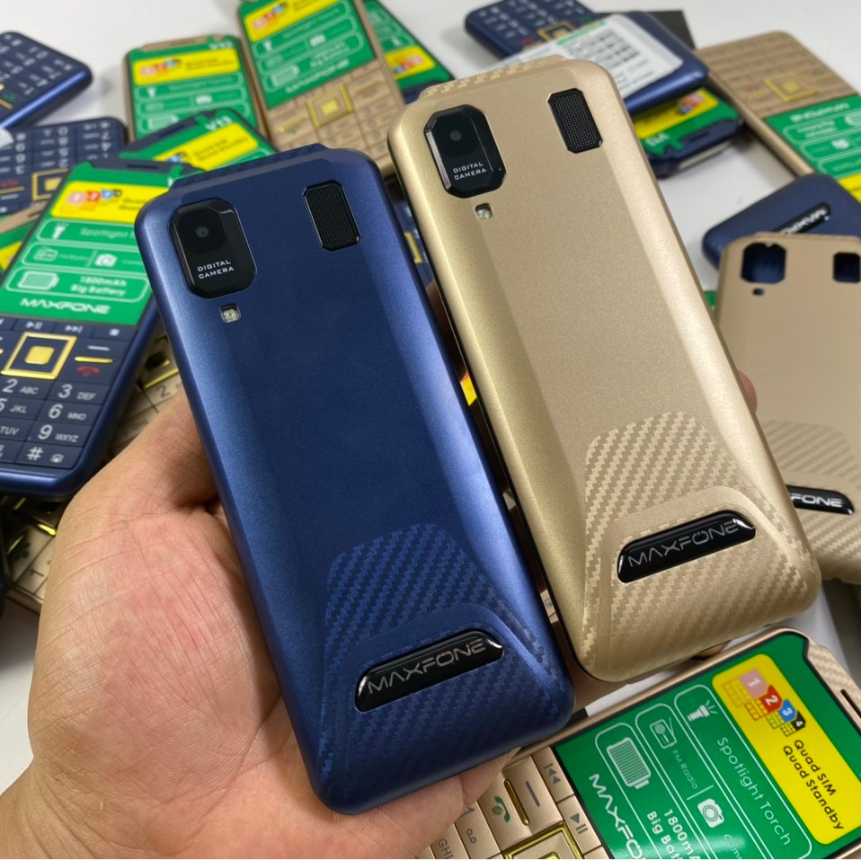 Điện Thoại 4 sim hầm hố nhỏ gọn phím to dành cho người già FM không cần tai nghe | BigBuy360 - bigbuy360.vn