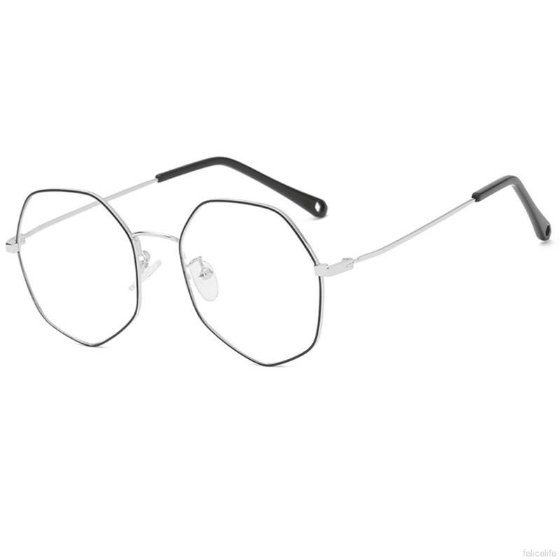 Kính Mắt Gọng Đa Giác Phong Cách Retro