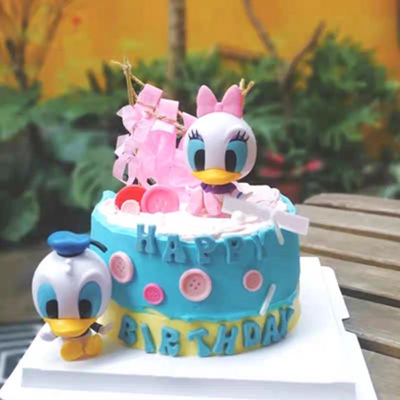 Combo 2 vịt donald trang trí bánh