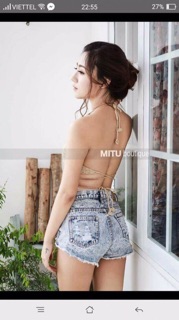 Yếm len móc
