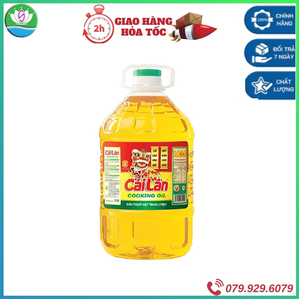 [Hỏa Tốc HCM] Dầu ăn Cái Lân 5L