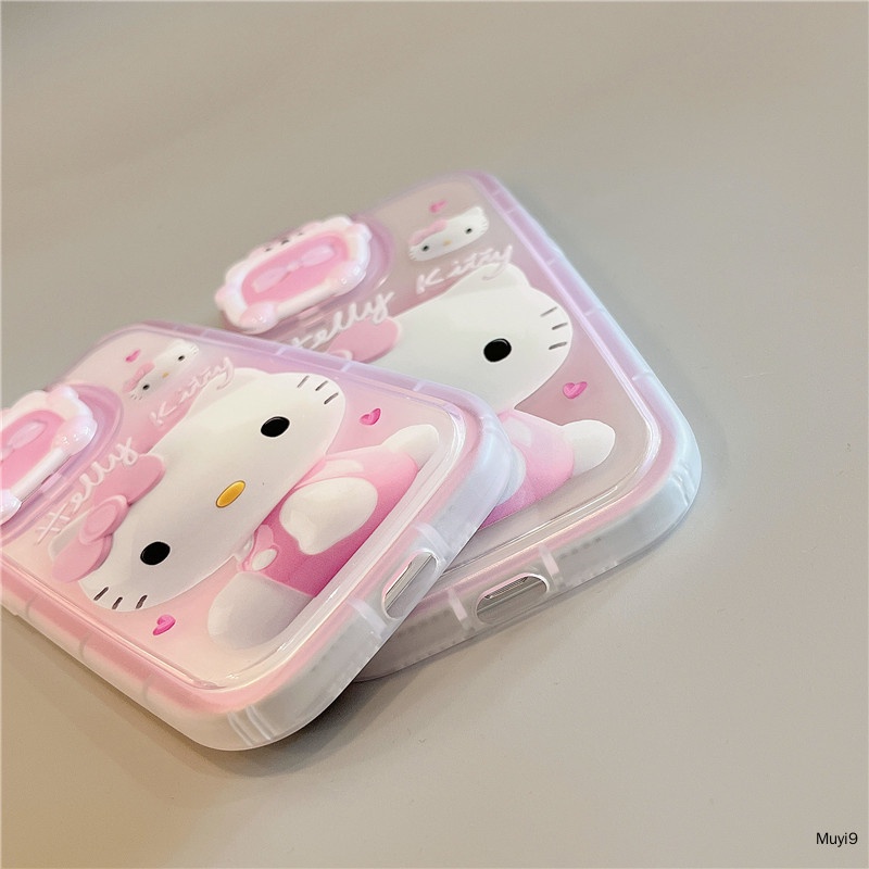 Ốp Điện Thoại Gương Hoạt Hình Hello Kitty Cho IPhone13promax I11 IPhone12ProMAX I12 Iphone11Promax IphoneXS MAX XR IPhone13