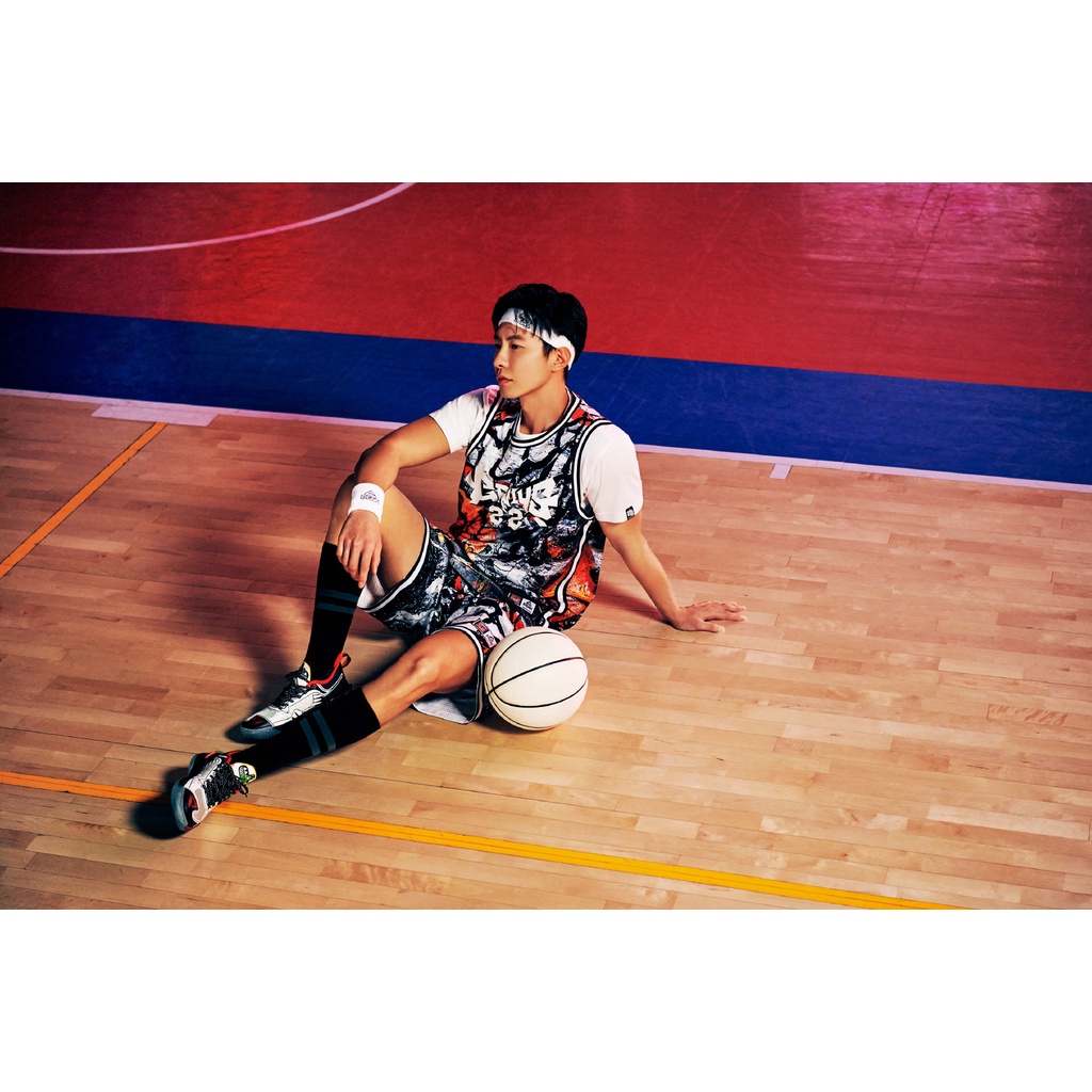 Quần Đùi Nam PEAK Basketball Ghi Cam F7222051