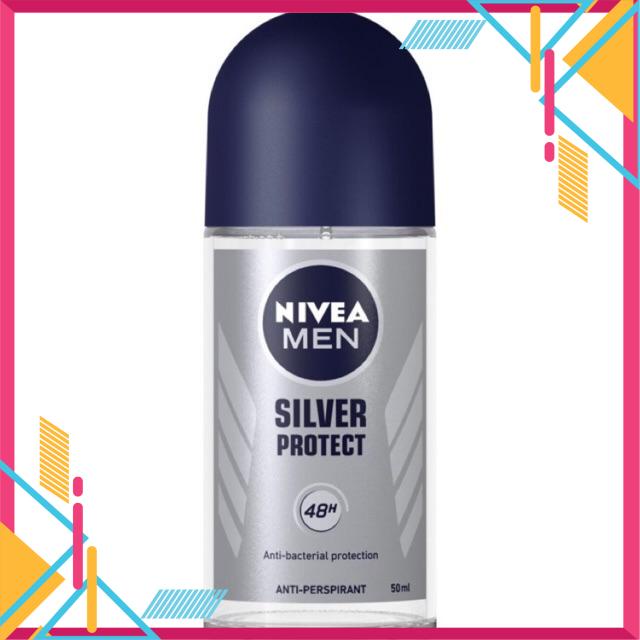 Lăn Khử Mùi Nivea Phân Tử Bạc 50ml