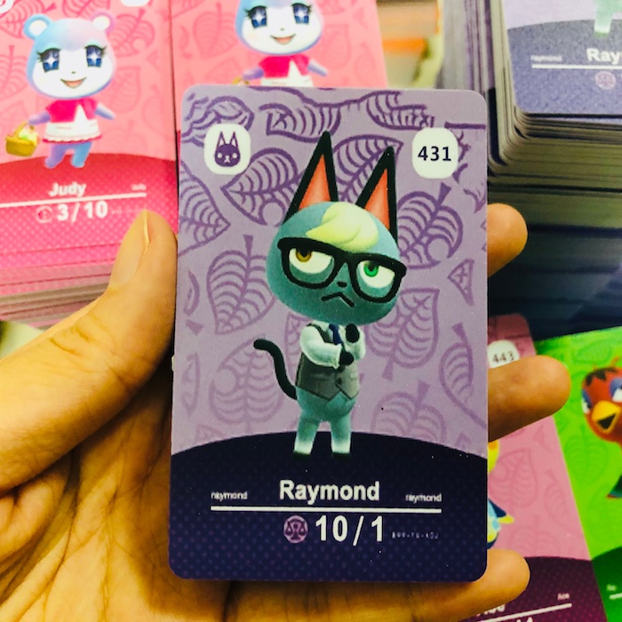 Bộ 5 thẻ bài trò chơi Animal Crossing Series 5 Amiibo