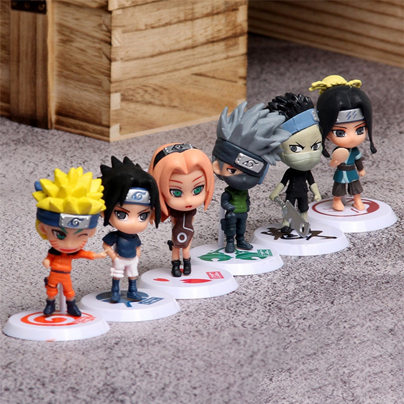 Bộ Sưu Tập Búp Bê Nhân Vật Trong Naruto (6 Cái)