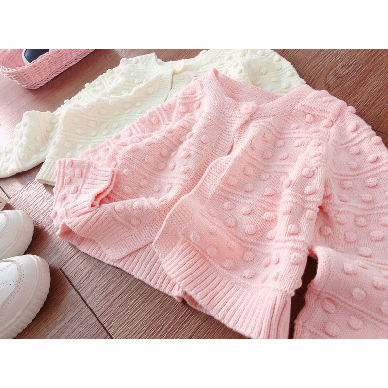 Áo cadigan bé gái nhí baby Gap
