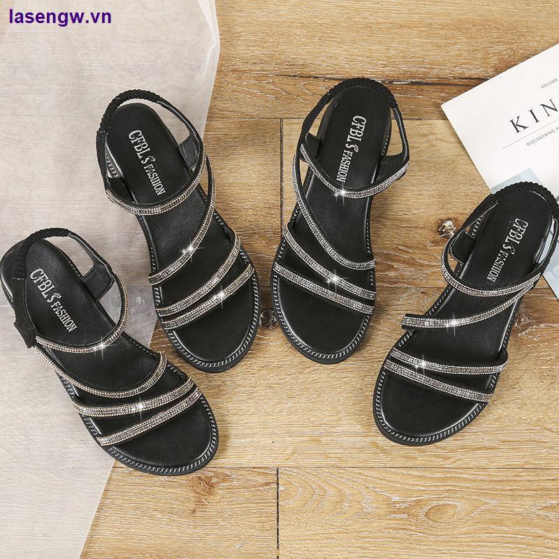 Xăng đan Đính Đá Thời Trang Mùa Hè Cho Nữ size 35-40