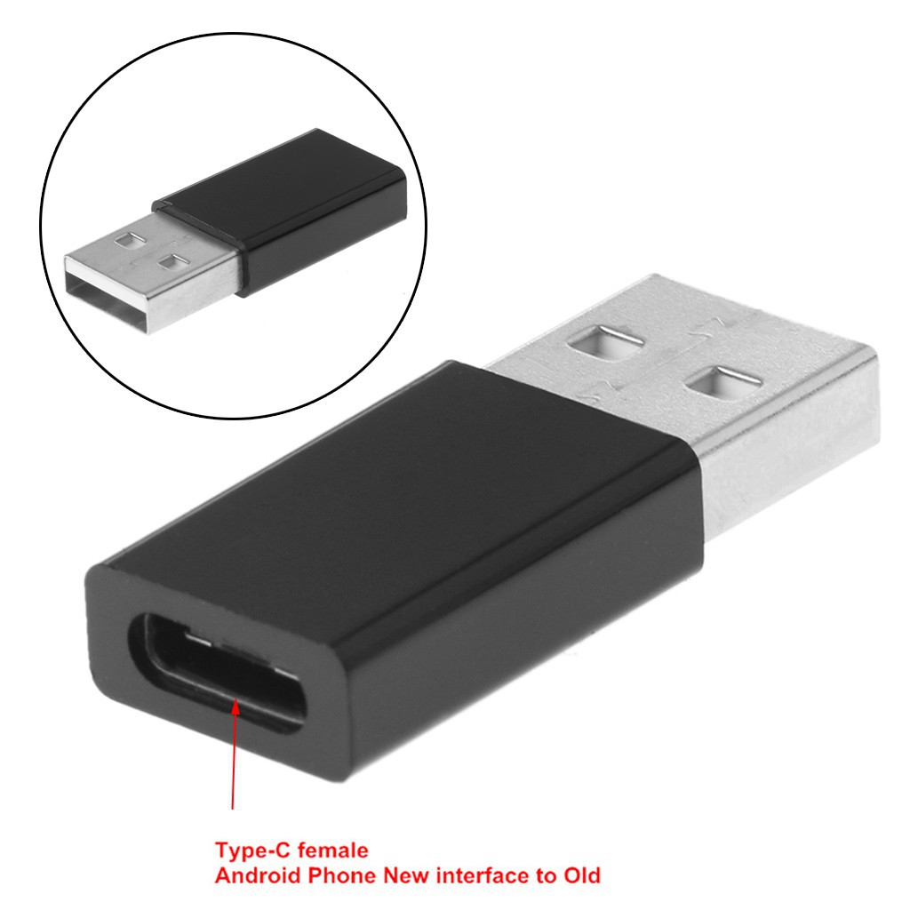 Cáp chuyển đổi USB 2.0 A sang USB Type C OTG