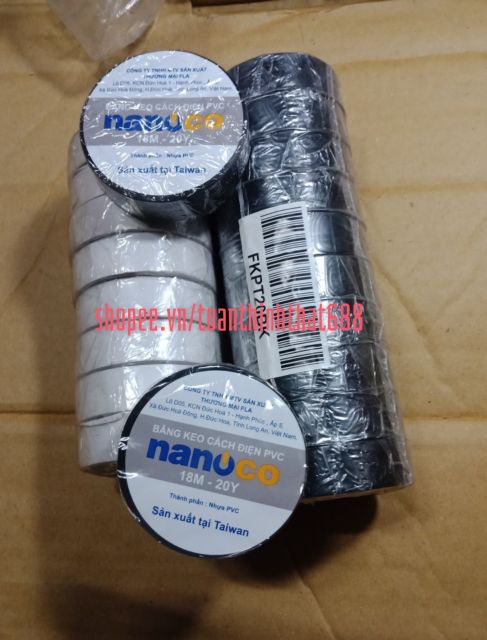 Băng keo điện Nanoco 20y